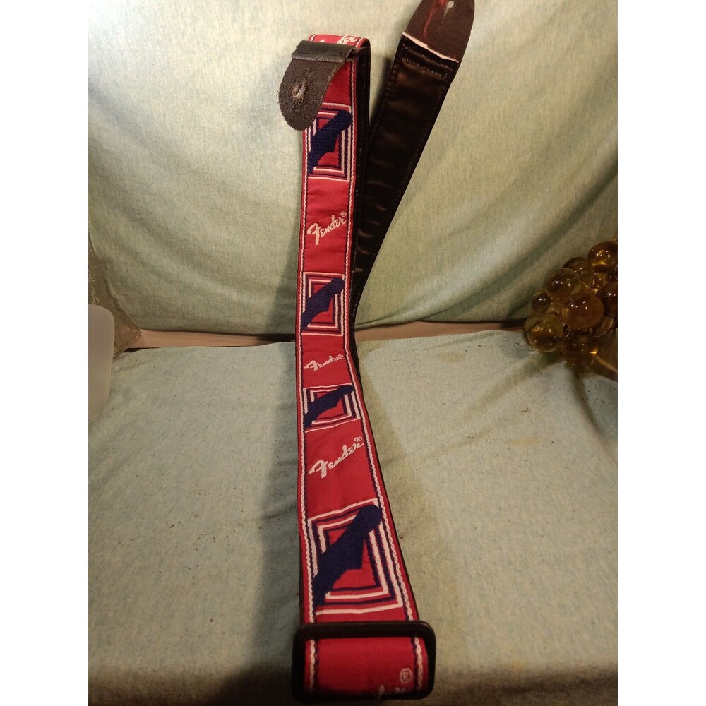 Fender Guitar Strap Red Blue White